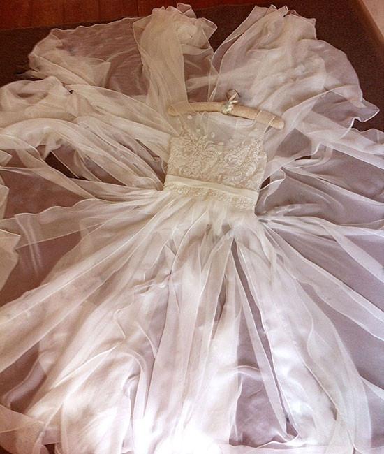 Romantic White Long Wedding Dresses Evening Dresses For Women on Luulla