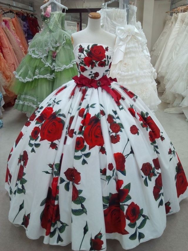 rose quinceanera dresses