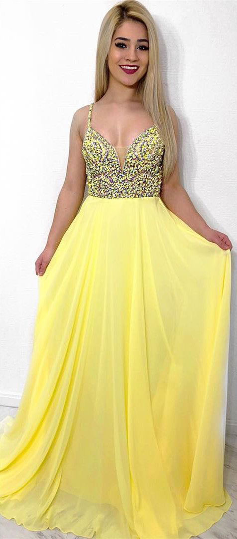 dark yellow gown