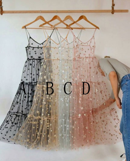 star tulle dress