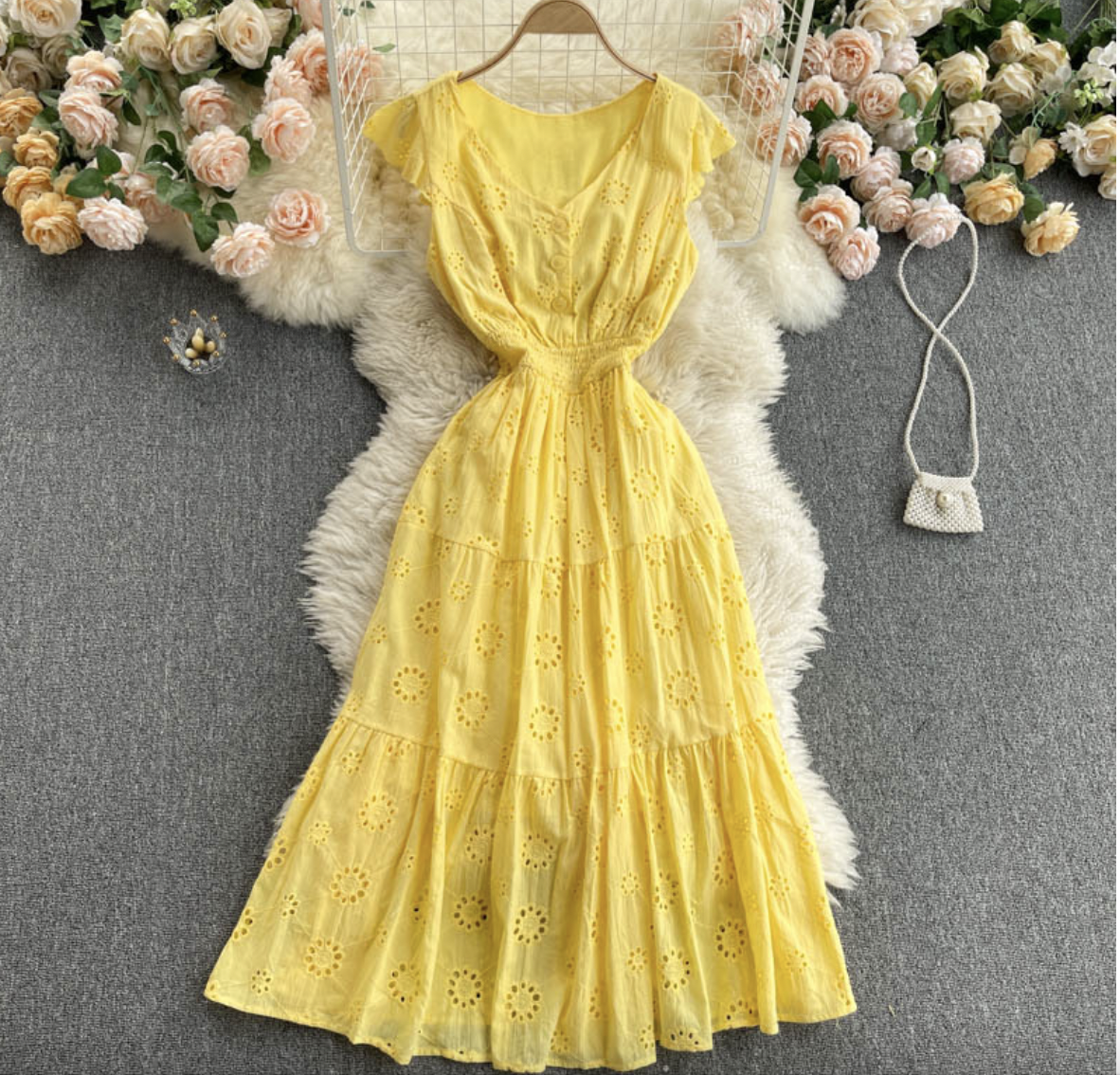 Boho Yellow Women's Dresses