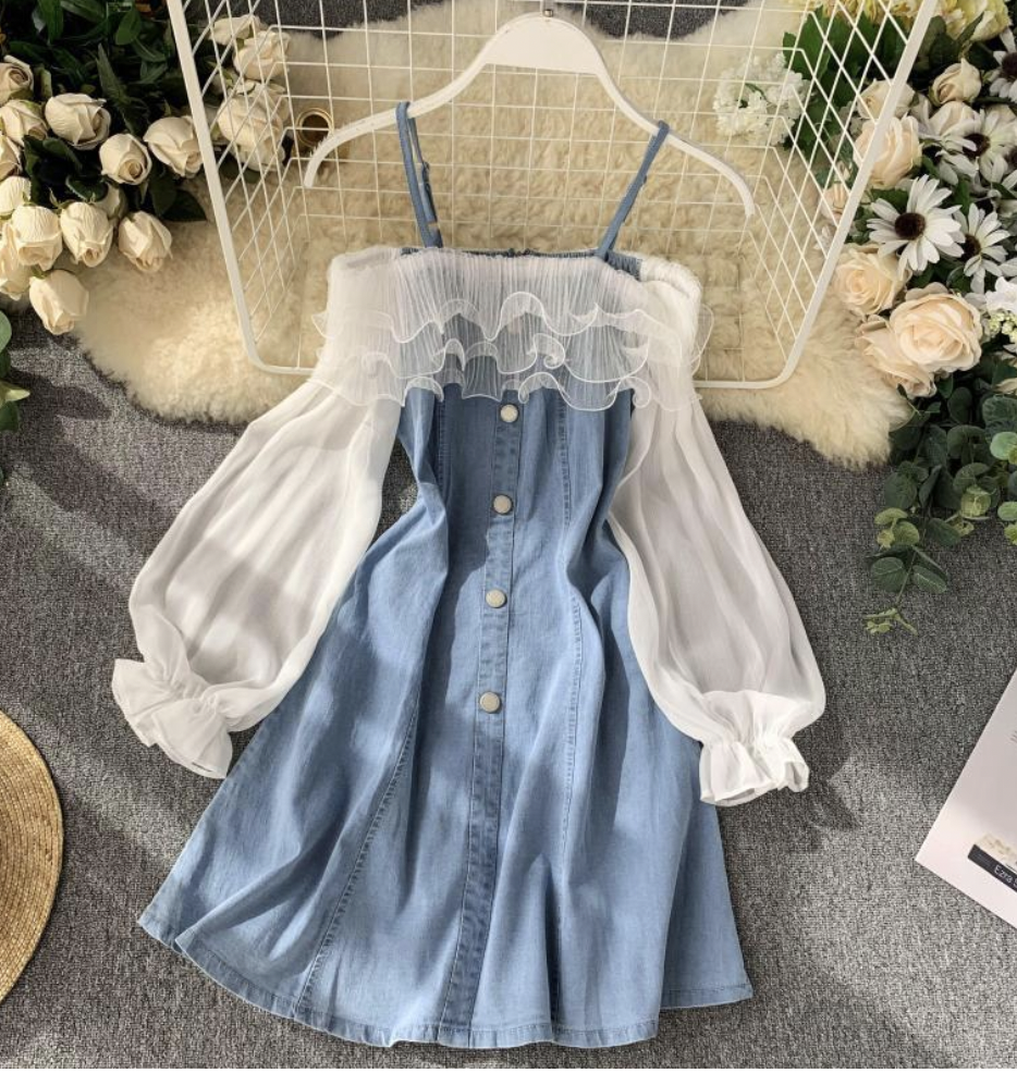 Light Blue Dresses for Women with Sleeves
