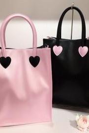 Pink Black Bag for Women