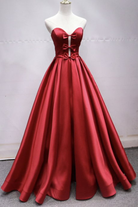 Sweetheart Red Prom Dresses