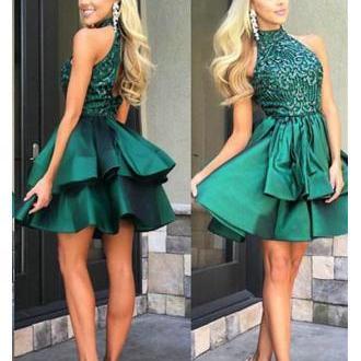 olive green graduation dress